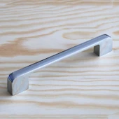 10 Adet Arel Kulp Mobilya Mutfak Dolabı Çekmece Dolap Kulpları Kapak Kulpu Kulbu Krom Renk 128 mm Metal thumbnail 2