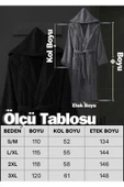 Rebeka Doğa Kapşonlu Bornoz L/XL Pamuk - 5