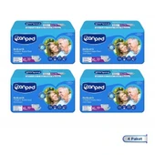 Canped Tekstil Yüzeyli Belbantlı Ekstra Büyük Boy XL 30'lu 4 Adet Hasta Bezi - 1