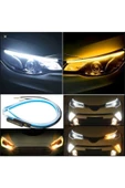 auto hüsrev Kayar Led -far Kaşı -sinyal Özellikli Far Üstü 60cm Kayar Led - 2