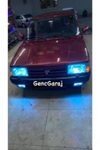 GENÇ GARAJ Tofaş Için H3 Buz Mavi Sis Led Zenon - 2