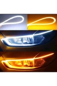 auto hüsrev Kayar Led -far Kaşı -sinyal Özellikli Far Üstü 60cm Kayar Led - 1