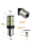 ARSVİSİON AUTO ACCESSORIES 93 Duy Beyaz 144 Led Geri Vites Mercekli Led Ampulü Platınum P21w 12v - 1