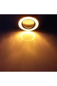 Autowinn 76 mm Turuncu Angel Led Halkalı Mercekli Sis Farı Metal Gövdeli - 2