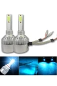 Tiger Marketing H7 Buz Mavi Led Xenon Far Sis Ampulu Şimşek Etkili - 1