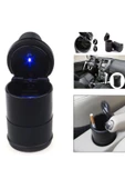 CMT Led Işıklı Oto Araç Içi Küllük Araba Kül Tablası Kapaklı Kokusuz - 2