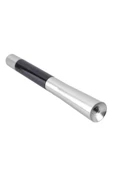 Whigor Opel Rekord Uyumlu Gri Karbon Fiber Oto Radyo Anteni Çubuk Anten 12 Cm - 4