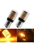 OEMCARPARTS Oto Led Sinyal Ampulü Py21w Tak Kullan Ürün Turuncu - 1