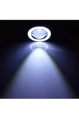 SAHLAN 89 Mm Beyaz Mercekli Angel Led Halkalı Sis Far Metal Gövde - 3