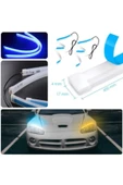 ünlütürkotoaksesuar Far Üstü Kayar Led Selamlamalı Far Ledi 30 cm - Buz Mavi Turuncu - 3