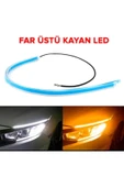 Carub Far Ledi Kayar Şeffaf Fonksiyonlu Kayar Sinyalli 60 Cm 2'li - 2