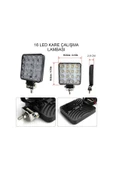 NETOTOMARKET 16 Ledli Çalışma Lambası 12-24 Volt Uyumlu 1 Adet Atv-römork-tır-dorse-off Road-sis Lambası - 2