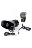Carub 7 Sesli Mikrofonlu Megafon Siren 100 Watt Yüksek Sesli 12 Volt - 1