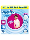 Molfix 5 Numara Junior 132'li Külot Bez - 1