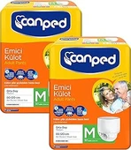 Canped Emici Külot Orta Boy M 30'lu 2 Adet Hasta Bezi - 1