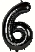 Beysüs Siyah 6 Rakam Folyo Balon 80 cm - 1