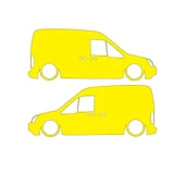 Basık Ford Connect Sticker 16x5 Cm - 7