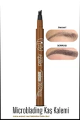 Pretty Kaş Kalemi 01 - Açık Kahve Tattoo Suya Dayanıklı Likit Pencıl - 2