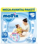 Molfix 6 Beden Extra Large 102'li Bebek Bezi - 1
