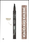 Pretty Kaş Kalemi 02 - Grimsi Kahve Tattoo Suya Dayanıklı Likit Pencıl - 5