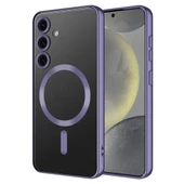 Galaxy S24 FE Kılıf Kamera Korumalı Magsafe Wireless Şarj Özellikli Redclick Demre Kapak thumbnail 7