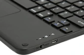 Xiaomi Redmi Pad Pro 12" Uyumlu Kablosuz Bluetooth Şarjlı TouchPad'li Klavye - Siyah - 2