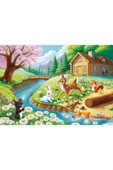 Art Puzzle Art Çocuk Ceylanların Bahar Keyfi 25 Parça Puzzle - 2