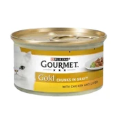 Gourmet Parça Etli Tavuk ve Ciğerli Konserve 85 Gr - 1