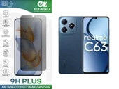 Realme C63 Ekran Koruyucu Tam Uyumlu 9H Esnek Nano Kırılmayan MAT HAYALET(Privacy) - 1
