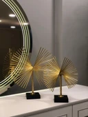 Gold 2'li Dekoratif Obje Biblo - 2