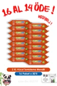 Freshlife 16 Al 14 Öde 2 XL Vücut Temizleme Havlusu 50'li - 1