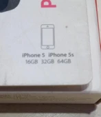 İ-Phone 5 / İ-Phone 5S Uyumlu Ekran Koruyucu JELATİN ( CAM DEĞİLDİR) - 2