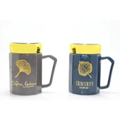 Ayna Kapaklı Porselen Kupa Bardak - 1