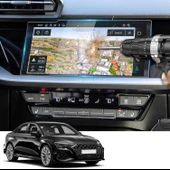 Audi A3 2021-2024 Model 10.1 inç Multimedya Navigasyon Uyumlu 9H Nano Ekran Koruyucu - 3