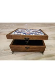 Mia92-çini Organizer - Takı-mücevher-ikramlık Kutusu Ahşap Çinili -çok Amaçlı (EL IŞÇİLİĞİ)22*22 Cm - 8