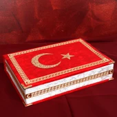 Furkan Hediyelik Bayraklı Kuranı Kerim Seti - 2