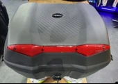 52 Litre Motosiklet Çantası Topcase Çift Kask Alır Tien Sırt Dayama Pedli Otomatik Kilitli Arasmto thumbnail 6