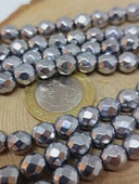 Hematit Taşı Faset Kesim Dizi 8mm (55694) thumbnail 2