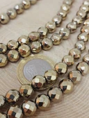 Hematit Taşı Faset Kesim Dizi 8mm (55696) thumbnail 2