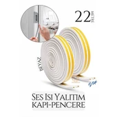 ModaCar D Tip Kapı Pencere Ses Isı Yalıtım Bandı EPDM Kauçuk 22 Metre - 1