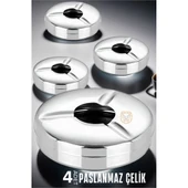 ModaCar 4 lü Set Çelik Küllük Vercher Design - 1