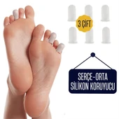 ModaCar 6 ADET Serçe Parmak İçin Silikon Koruyucu - 1