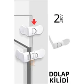 ModaCar Çocuklara Dolap Güvenlik Kilidi 2 ADET - 1