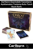 Özel Üretim 78 Kartlı Kartların Üzerindeki Tanımların Açıklaması Taslama Kutu Tarot Oyun Kartı - 1