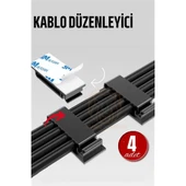 ModaCar Yapışkanlı Kablo Düzenleyici Klips 4 ADET - 1