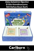 Premium Eğitici Zeka Geliştirici Öğretici Eğlence Aile 108 Kart İkili Hafıza Oyun Kartı - 1