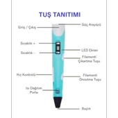 Techmarked 3D Kalem Mavi - 5