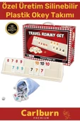 Premium Antibakteriyel Kir Tutmayan Çizilmeye Dayanıklı Küflenmez Silinebilir Plastik Okey Takımı - 1