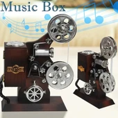 Film Makinesi Görünümlü Müzik Kutusu - 1