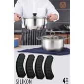 ModaCar Tencere Tutucu Silikon 4 ADET - 1
